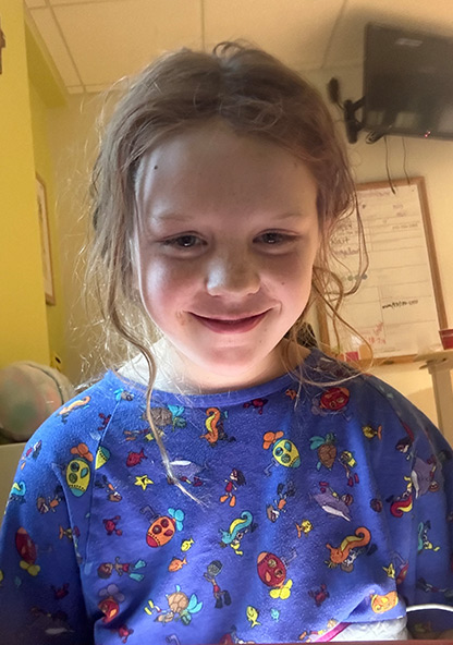 Maisyn smiling