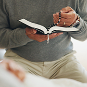 Man praying