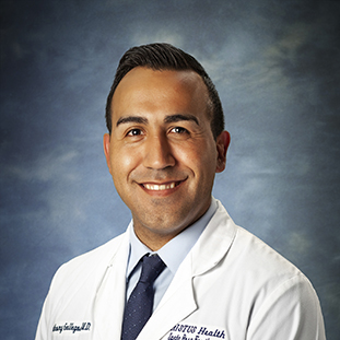 A headshot of Anthony Gallegos