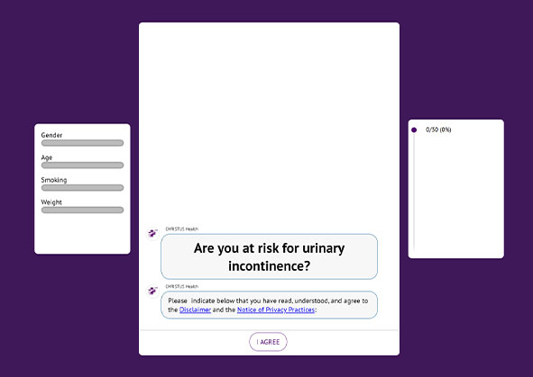 Bladder health risk assessment
