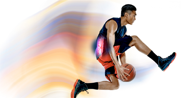 guy with a basketball